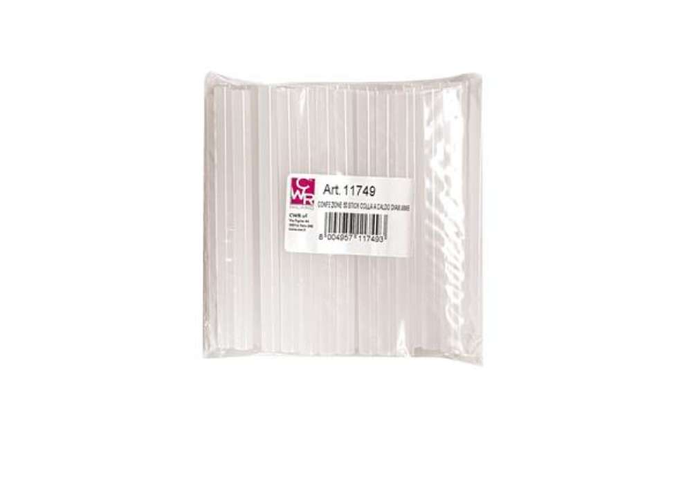 Immagine di Colla stick mini - 10 cm x diam. 7 mm - Deco - conf. 50 pezzi