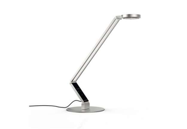 Immagine di Lampada da tavolo Luctra Radial - 7 W - 680 lm - metallo - argento - Luctra