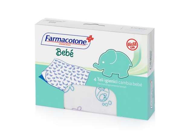 Immagine di Teli cambia bebé - 46 x 68 cm - Farmacotone - busta da 4 pezzi