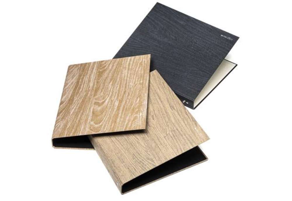 Immagine di Raccoglitore 4R Wood - A4 - diametro 30 mm - colori assortiti - Colorosa