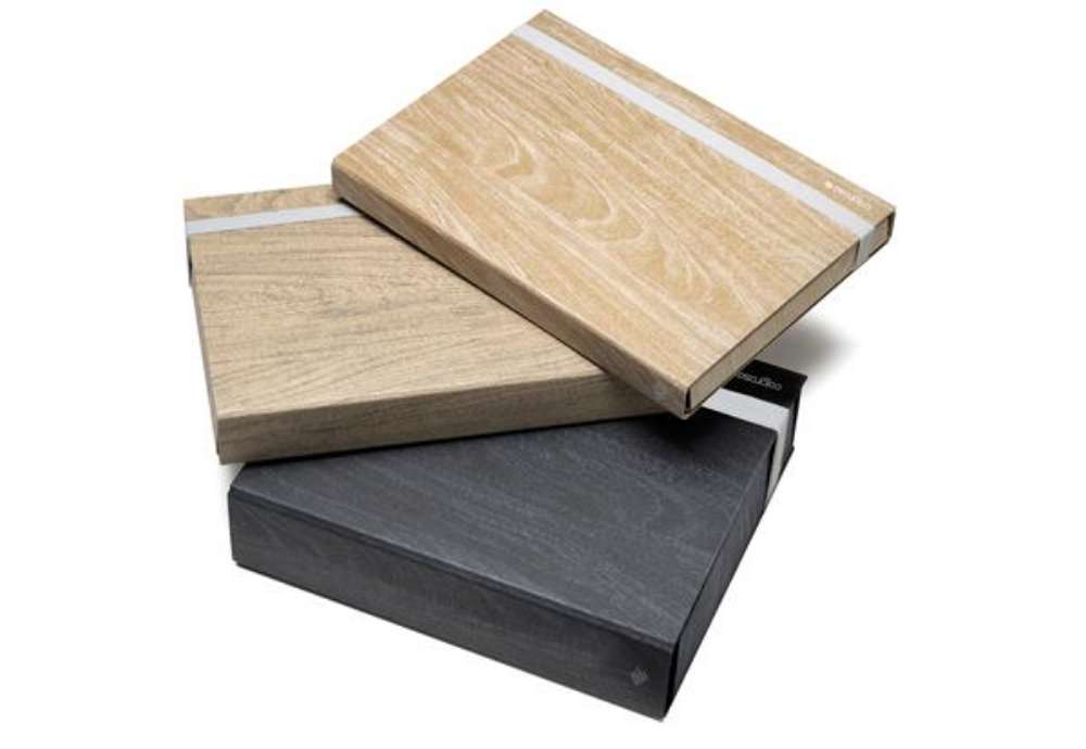 Immagine di Cartella portaprogetto Wood - 24,5 x 35 cm - dorso 5 cm - colori assortiti - Colorosa