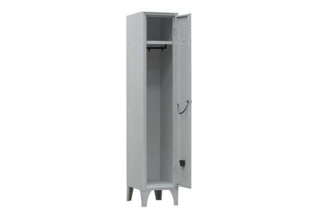 Immagine di Armadio spogliatoio in metallo - 1 vano - 35 x 35 x 180 cm - grigio - Fasma