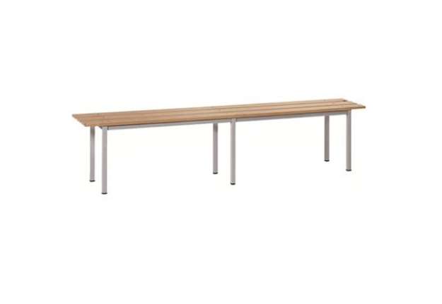 Immagine di Panca spogliatoio - 6 posti - 200 x 35 x 45 cm - legno - Fasma