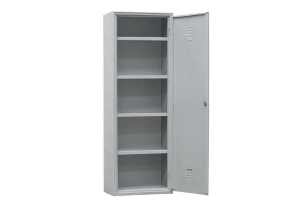 Immagine di Armadio multiuso in metallo - a 1 anta - 60 x 40 x180 cm - grigio - Fasma