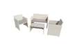 Immagine di Salotto Valencia - bianco/grigio - Garden Friend - set 4 elementi
