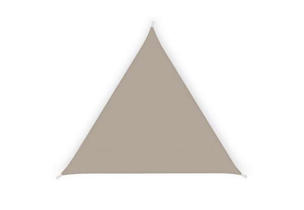 Immagine di Tenda a vela triangolare ombreggiante - 3,6 x 3,6 x 3,6 m - PL - tortora - X-Robust