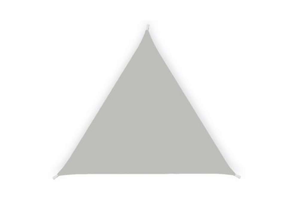 Immagine di Tenda a vela triangolare ombreggiante - 5 x 5 x 5 m - PL - cenere - X-Robust