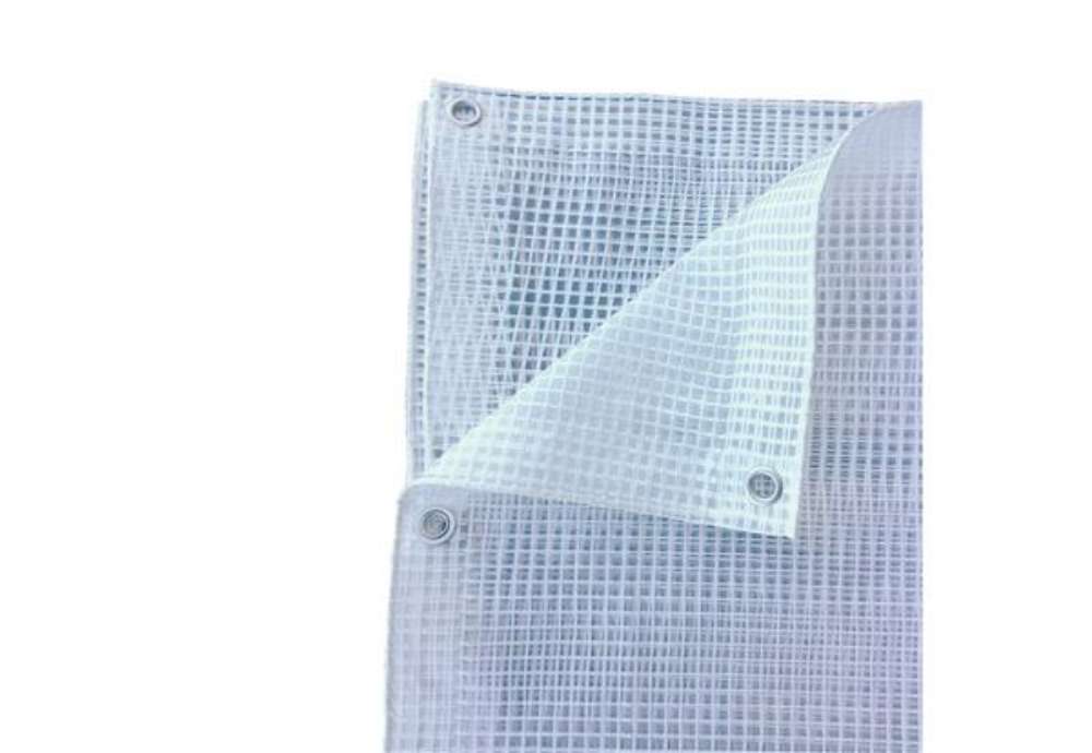 Immagine di Telo retinato Jolly - per coperture - 300 x 300 cm - PE - trasparente - X-Robust