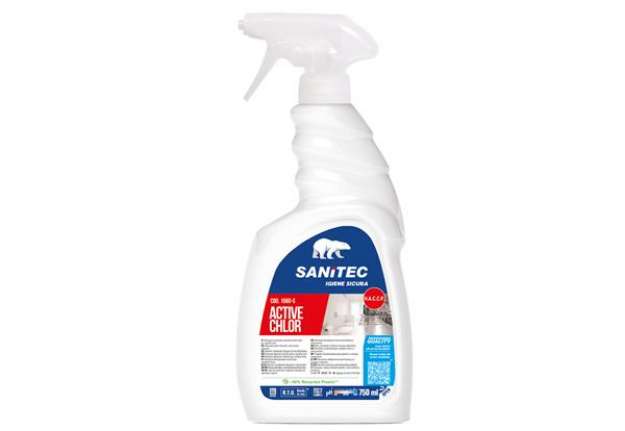 Immagine di Detergente gel - profumato - con cloro attivo - trigger 750 ml - Sanitec