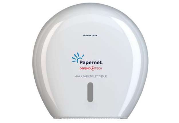 Immagine di Dispenser antibatterico Defend Tech - per carta igienica Mini Jumbo - Papernet