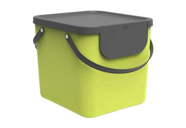 Immagine di Pattumiera Albula - 40 L - verde lime - Rotho