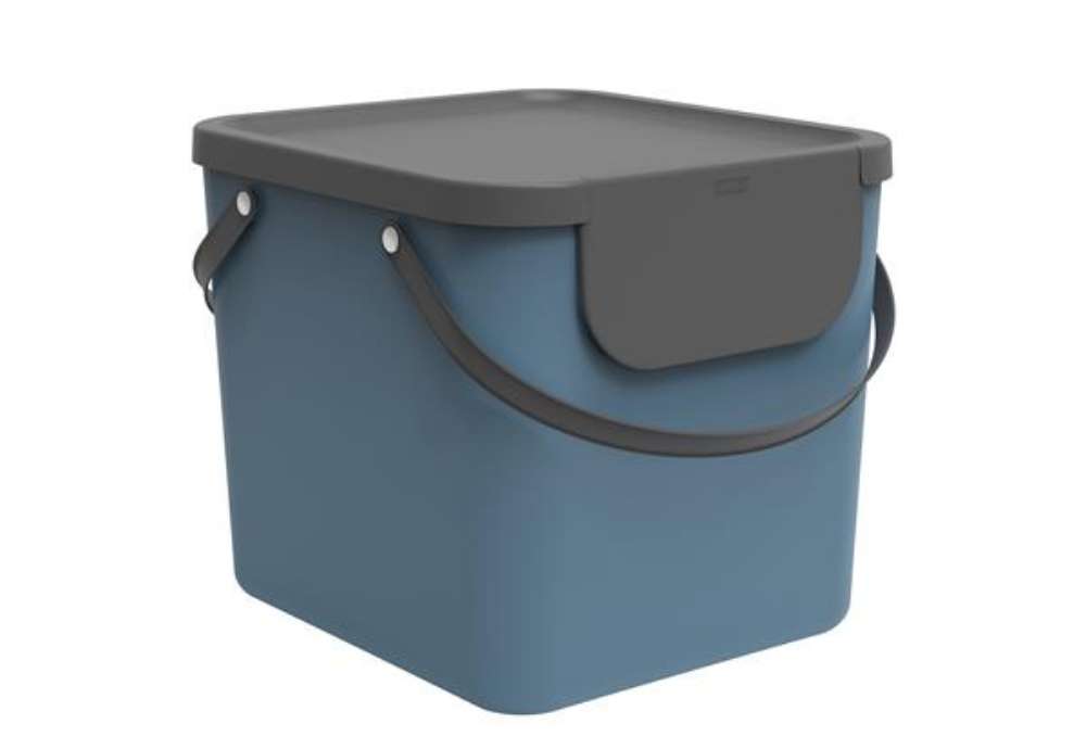 Immagine di Pattumiera Albula - 40 L - blu horizon - Rotho