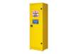 Immagine di Armadio di sicurezza per liquidi infiammabili - 57,5 x 50 x 185 cm - giallo - Carvel