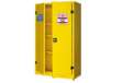 Immagine di Armadio di sicurezza per liquidi infiammabili - 107,5 x 50 x 185 cm - giallo - Carvel