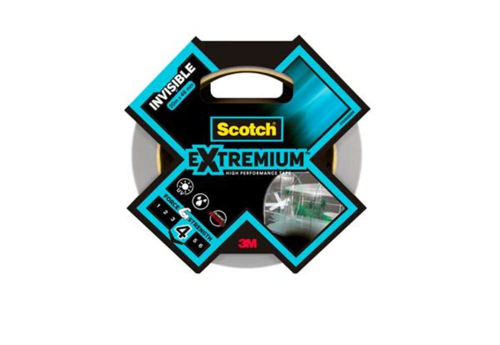 Immagine di Nastro adesivo Extra resistente - 4,8 cm x 20 m - trasparente - Scotch