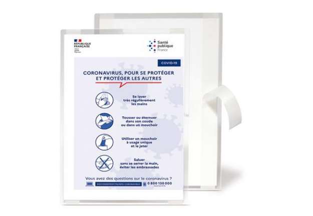 Immagine di Display autoplastificanti - A4 - Djois - conf. 10 pezzi
