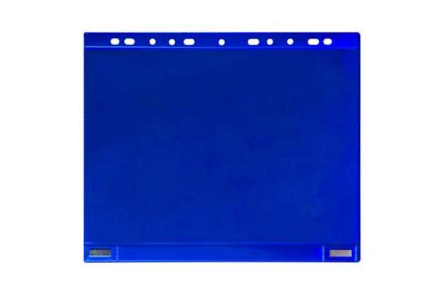 Immagine di Buste forate - per supporti magnetici ad anelli - A4 - blu - Djois - conf. 5 pezzi