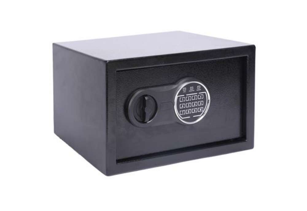 Immagine di Cassaforte di sicurezza con serratura elettronica 350ET - 350 x 250 x 250 mm - Iternet