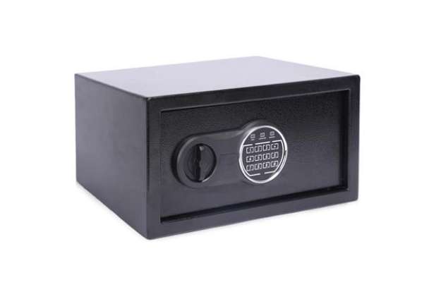 Immagine di Cassaforte di sicurezza con serratura elettronica 405ET - 405 x 335 x 229 mm - Iternet