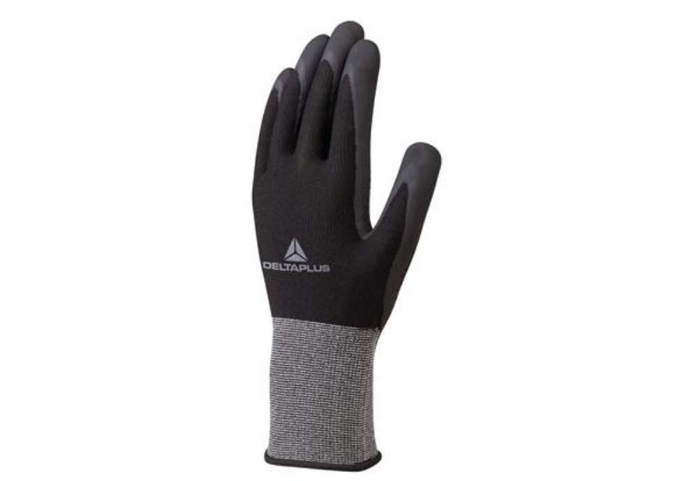 Immagine di Guanto VE724NO - maglia poliestere Spandex - taglia 10 - nero - Deltaplus