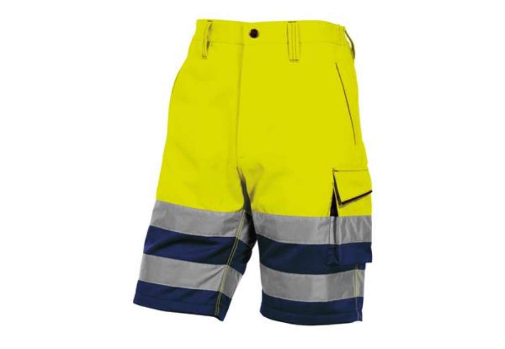 Immagine di Bermuda da lavoro PHBE2 - alta visibilità - panostyle - tg. XXL - giallo fluo - Deltaplus