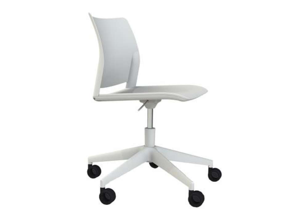 Immagine di Seduta Home/Office Alpha APGB - senza braccioli - bianco - Unisit