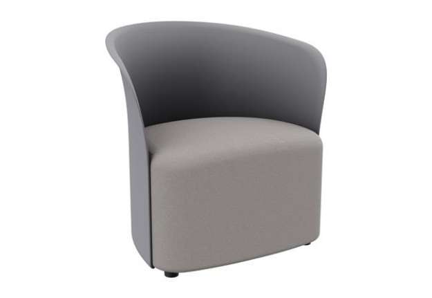 Immagine di Poltrona Crown - grigio - Paperflow