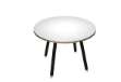 Immagine di Tavolo riunione tondo Skinny Metal - diametro 100 cm - bianco