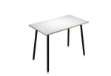 Immagine di Tavolo alto Skinny Metal - 140 x 80 x 105 cm - nero/bianco