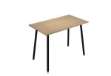 Immagine di Tavolo alto Skinny Metal - 180 x 80 x 105 cm - nero/rovere