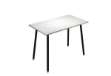 Immagine di Tavolo alto Skinny Metal - 180 x 80 x 105 cm - nero/bianco