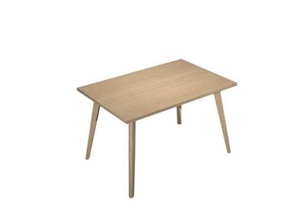 Immagine di Scrivania Woody - 120 x 80 x H 74,4 cm - rovere / rovere