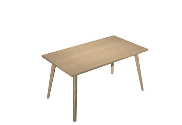 Immagine di Scrivania Woody - 140 x 80 x H 74,4 cm - rovere / rovere
