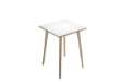 Immagine di Tavolo alto Woody - 80 x 80 x 105 cm - rovere/bianco