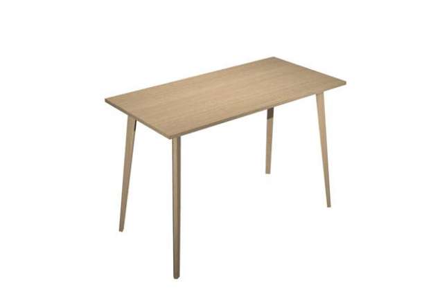 Immagine di Tavolo alto Woody - 160 x 80 x 105 cm - rovere