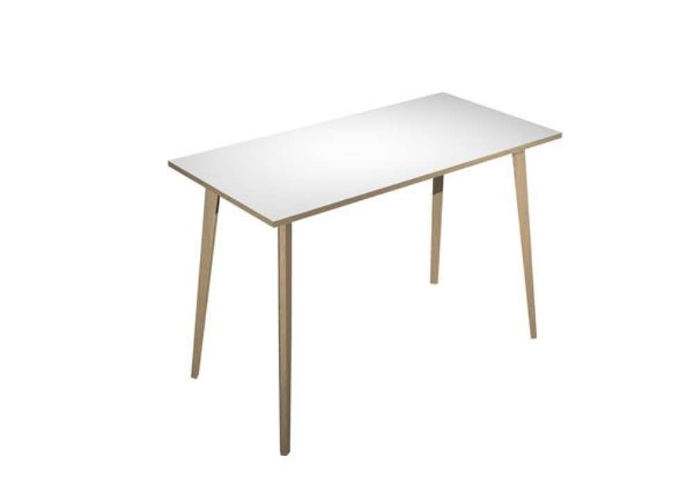 Immagine di Tavolo alto Woody - 160 x 80 x 105 cm - rovere/bianco