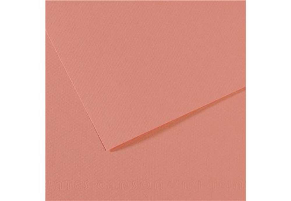 Immagine di Foglio Mi-Teintes - A4 - 160 gr - rosa scuro - Canson
