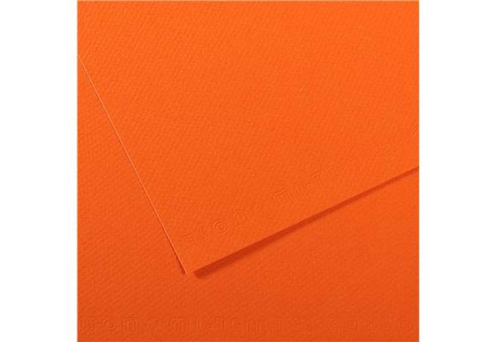 Immagine di Foglio Mi-Teintes - A4 - 160 gr - arancione - Canson