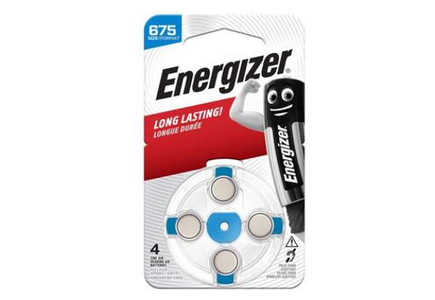 Immagine di Pila per apparecchi acustici 675 Zinc Air - Energizer - blister 4 pezzi