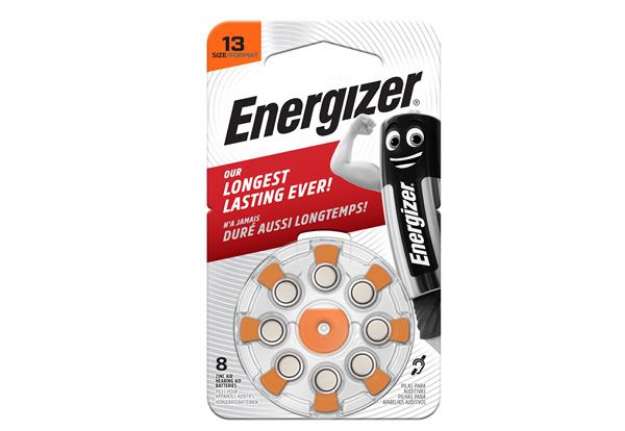Immagine di Pila per apparecchi acustici 13 Zinc Air - Energizer - blister 8 pezzi