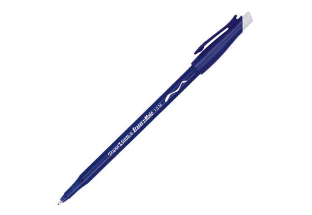 Immagine di Penna a sfera con cappuccio Replay - cancellabile - punta 1 mm - blu - Papermate