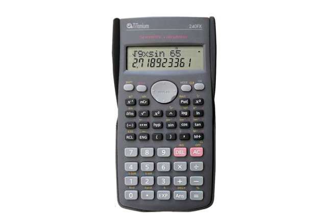 Immagine di Calcolatrice scientifica 240FX - 2 linee - 240 funzioni - Titanium
