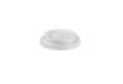 Immagine di Tappo per bicchiere - in CPLA - bianco - 115 ml - Leone - conf. 1000 pezzi