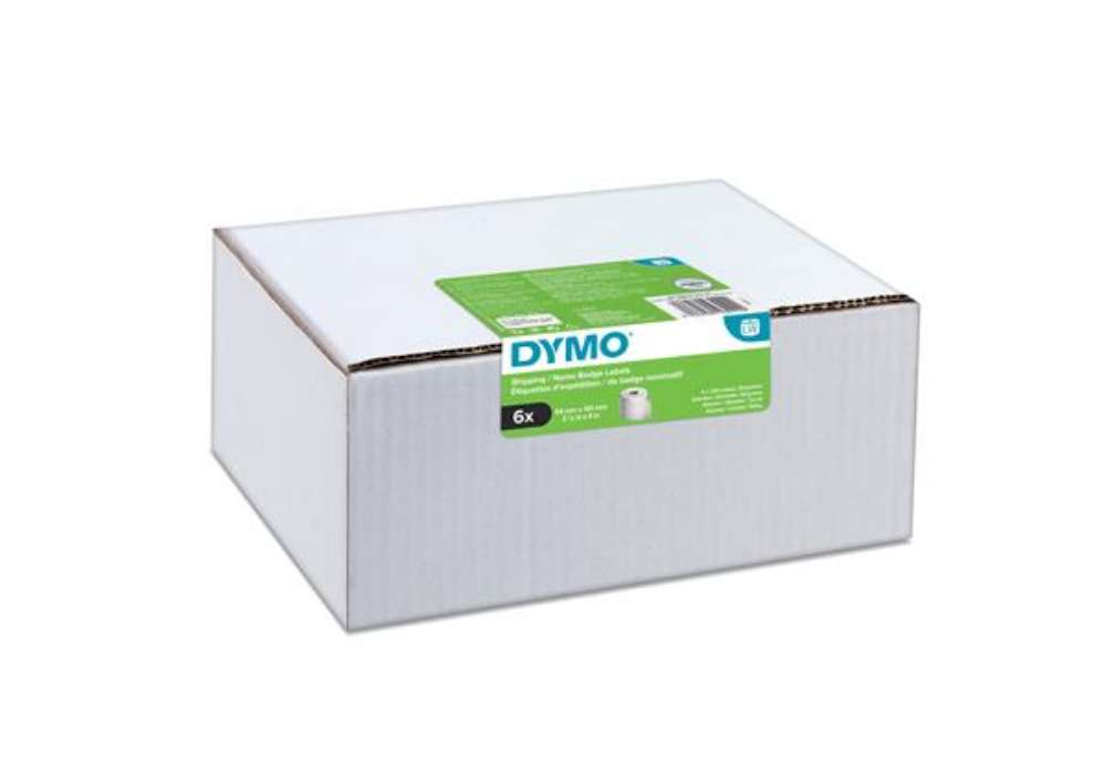 Immagine di Rotolo 220 etichette LW 2093092 - 54 x 101 mm - carta - spedizione/badge - bianco - Dymo - value pac