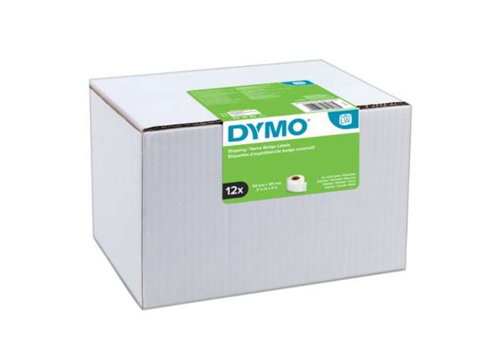 Immagine di Rotolo 220 etichette LW S0722420 - 54 x 101 mm - carta - spedizione/badge - bianco - Dymo - value pa