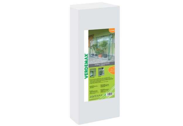 Immagine di Serra Oleander - a parete - 200 x 100 x 215 cm - acciaio verniciato/PVC - verde/trasparente - Verdem