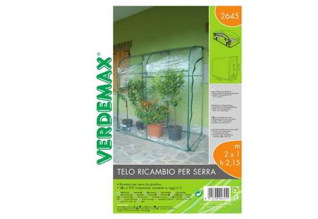 Immagine di Telo di ricambio - per serra a parete Oleander - trasparente - Verdemax