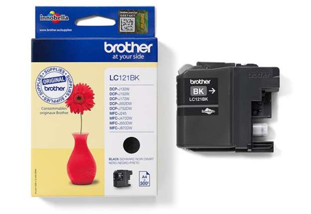 Immagine di Brother - Cartuccia - Nero - LC121BK - 300 pag