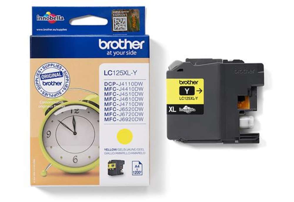 Immagine di Brother - Cartuccia - Giallo - LC125XLY- 1200 pag