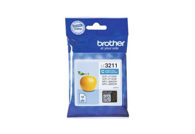 Immagine di Brother - Cartuccia - Ciano - LC3211C - 200 pag